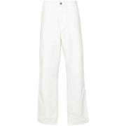 Biologisch Katoenen Timmermansbroek Carhartt Wip , White , Heren