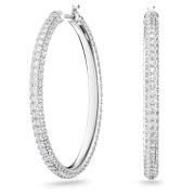 Kristal Hoepel Oorbellen Dextera Collectie Swarovski , White , Dames