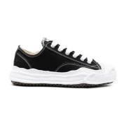 Zwarte Canvas Lage Sneaker Mihara Yasuhiro , Black , Dames