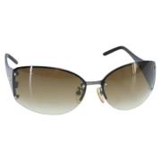 Pre-owned Plastic sunglasses Celine Vintage , Brown , Dames