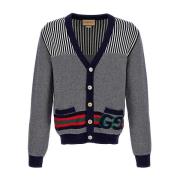 Stijlvol Gebreid Vest Gucci , Multicolor , Heren