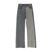 Losse Jeans van katoen MM6 Maison Margiela , Gray , Dames