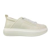 Eco Wembley Leren Sneaker Off White Alexander Smith , White , Heren