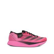 Fuchsia lage sneakers met 3 strepen Y-3 , Pink , Dames