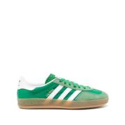 Groene nylon en suède sneakers Adidas , Green , Heren