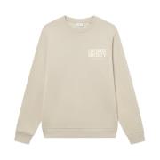 Society Cotton Sweatshirt Les Deux , Beige , Heren