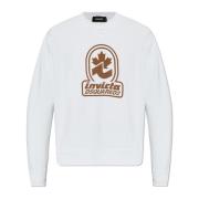 Sweatshirt met print Dsquared2 , White , Heren