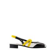 Peachy Katoen Slingback Sandalen Carel , Black , Dames