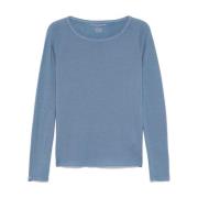 Celeste Cashmere Sweater Aw24 Majestic Filatures , Blue , Dames