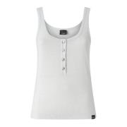 Mouwloze Top in Trendy Stijl Pinko , Gray , Dames