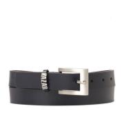 Donkerblauwe riem met logo op de riemlus Kazar , Blue , Dames