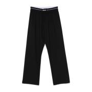 Nero Broek voor Mannen Msgm , Black , Heren