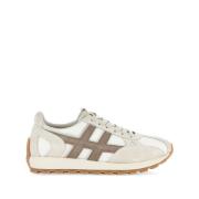 Beige en Bruine Sneakers voor Mannen Hogan , Beige , Heren