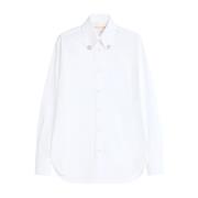 Witte Shirt voor Vrouwen Elegante Stijl Valentino Garavani , White , D...