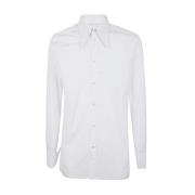 Katoenen overhemd met Franse manchetten Maison Margiela , White , Here...