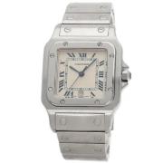 Pre-owned Glass watches Cartier Vintage , Gray , Heren