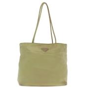 Pre-owned Fabric prada-bags Prada Vintage , Beige , Dames