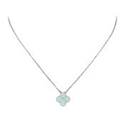 Pre-owned White Gold necklaces Van Cleef & Arpels Pre-owned , Gray , D...