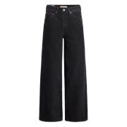 Ribcage Wide LEG Levi's , Black , Dames