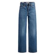 Ribcage Volledige Lengte Levi's , Blue , Dames