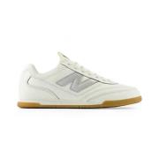 Witte Sneakers Urc42 met Zilveren N New Balance , Multicolor , Dames