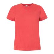 Casual Katoenen T-Shirt voor Vrouwen Pinko , Red , Dames