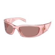 Stijlvolle zonnebril in trendy ontwerp Prada , Pink , Dames