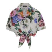 Bloemen Strik Detail Katoenen Overhemd Dolce & Gabbana , Multicolor , ...