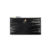 Leather wallets Alexander McQueen , Black , Dames