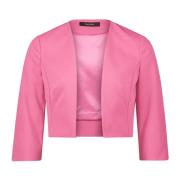 Elegante Crepe Blazer Jas vera mont , Pink , Dames