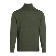 Heren Turtle Neck Coltrui Calvin Klein , Green , Heren