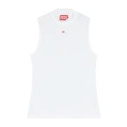 Witte Top voor Vrouwen Diesel , White , Dames