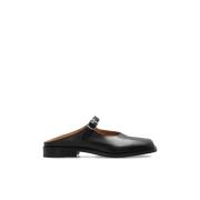 Leren slides Maison Margiela , Black , Dames