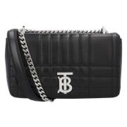 Leather crossbody-bags Burberry , Black , Dames