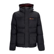 Zwarte Waterdichte Donsjas met Hoge Kraag Cotopaxi , Black , Heren