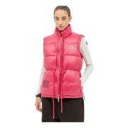 Omkeerbare korte donsjas Moncler , Red , Dames