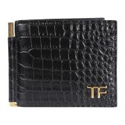 Portemonnee met Alligatorprint Tom Ford , Black , Heren