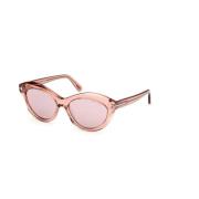 Roze Gradient of Spiegel Violet Zonnebril Tom Ford , Pink , Unisex