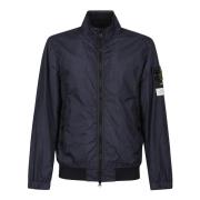 Stijlvolle Winterjas voor Mannen Stone Island , Blue , Heren