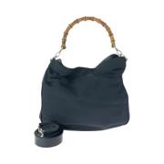 Pre-owned Canvas handbags Gucci Vintage , Blue , Dames