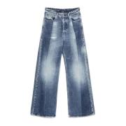 Vintage Denim Broek in Blauw Diesel , Blue , Dames