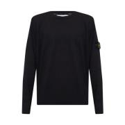 Trui met logo Stone Island , Black , Heren