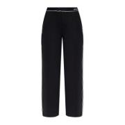 Broek met logo Adidas Originals , Black , Dames