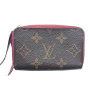 Pre-owned Canvas wallets Louis Vuitton Vintage , Pink , Dames