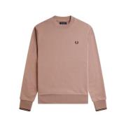 Roze Crewneck Sweatshirt Fred Perry , Pink , Heren