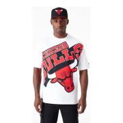 Witte Bulls NBA T-shirt New Era , White , Heren