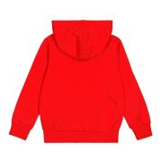 Rode Geborduurde Logo Hoodie Champion , Red , Heren