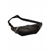 Minimalistische Small Geo Bumbag in Zwart Rick Owens , Black , Heren