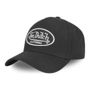 Klassieke Logo Zwarte Pet VON Dutch , Black , Heren