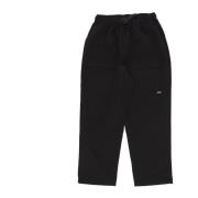 Zwarte lichtgewicht mesh broek met zakken Usual , Black , Heren